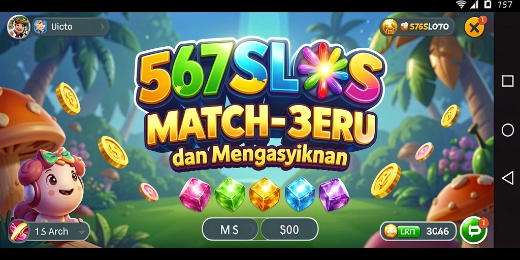 Tampilan gameplay seru dan penuh warna dari 567SLOTS.