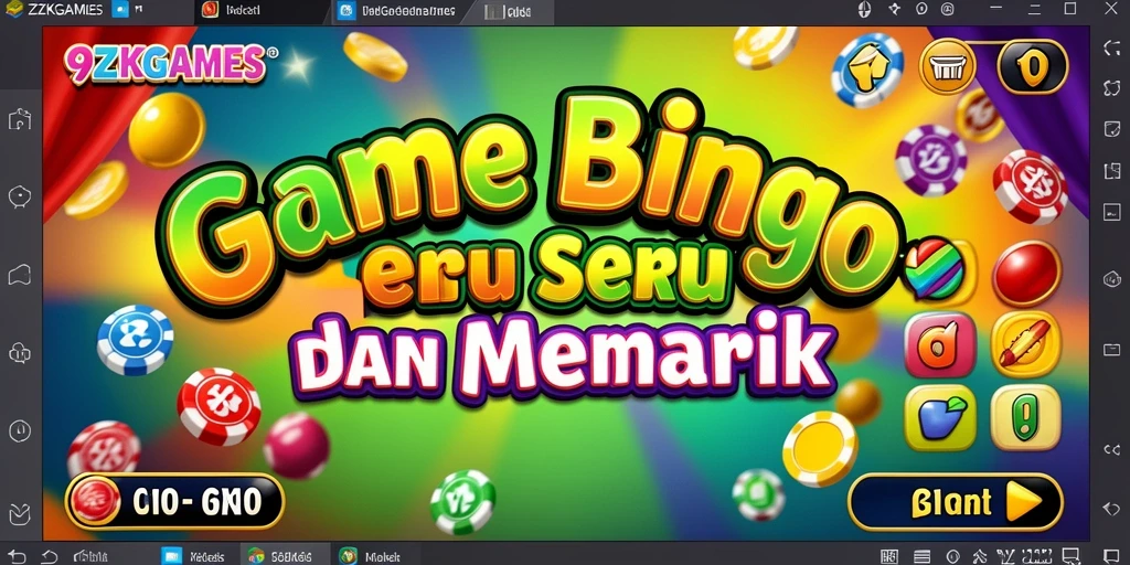 Tampilan gameplay seru di 9ZKGAMES dengan interaksi Bingo.