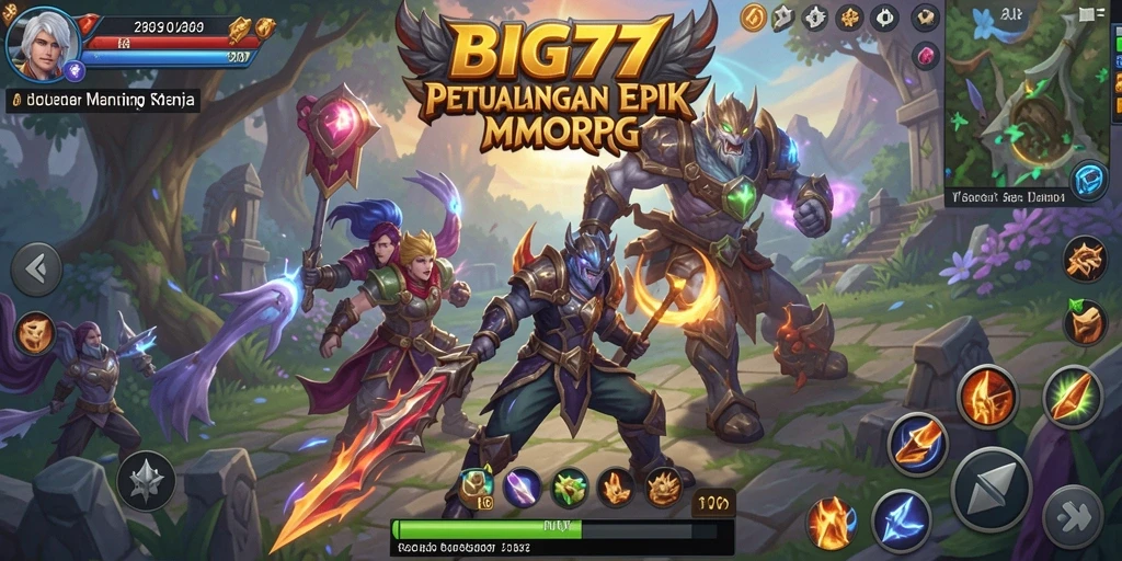 Gameplay seru BIG77 dalam dunia MMORPG yang penuh petualangan.