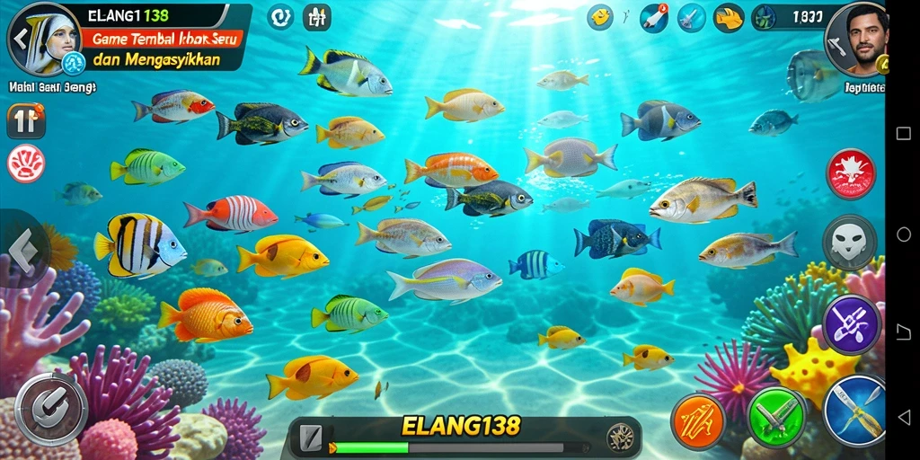Tampilan gameplay ELANG138 yang menarik dan penuh aksi Tembak Ikan.