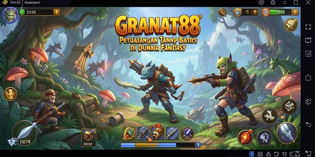 Tangkapan layar gameplay GRANAT88 yang menampilkan aksi petualangan seru.