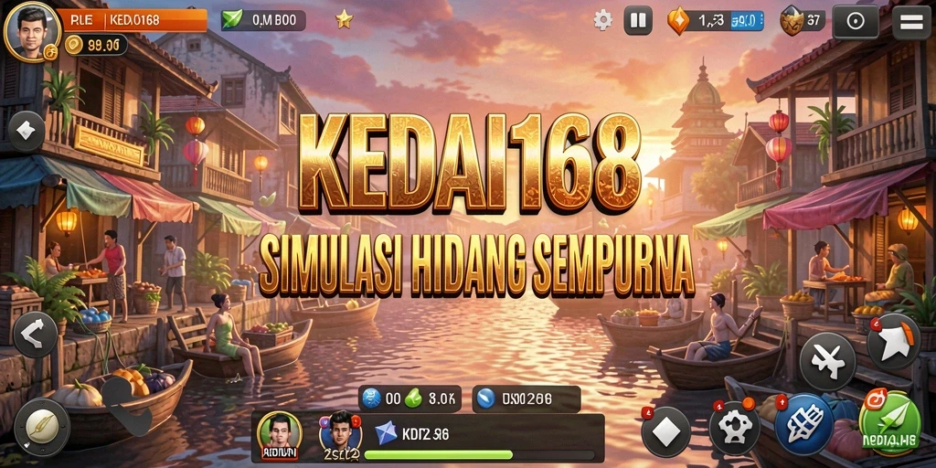 Tampilan gameplay menarik di KEDAI168, menunjukkan aktivitas simulasi kehidupan.
