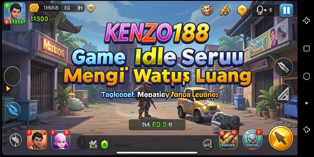 Screenshot gameplay KENZO188 menampilkan aksi seru dalam game Idle.