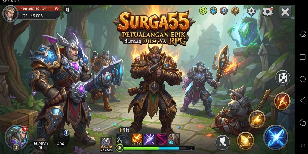 Tampilan gameplay SURGA55 yang menegangkan dan mengasyikkan.