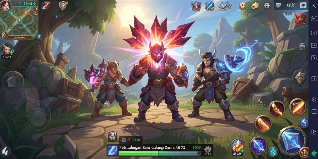 Screenshot gameplay T6 menunjukkan aksi seru dalam dunia ARPG.